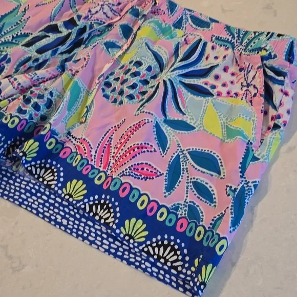Lilly Pulitzer "Katia" Shorts — Once Upon a Tide, Size XL - Picture 4 of 6